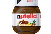 The Nutella Cookbook, shaped like the actual jar