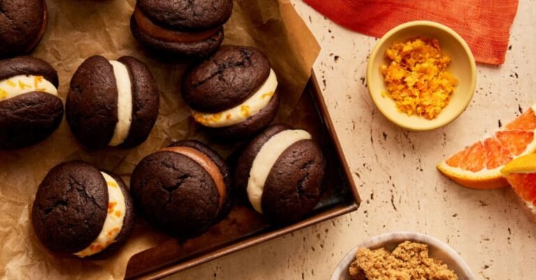 Nutella and Orange Whoopie Pies