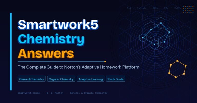 Smartwork5 Chemistry Answers – complete guide to mastering Norton's adaptive online homework platform, featuring molecular structures and chemistry concepts
