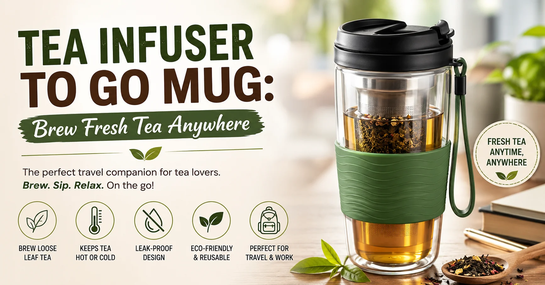 tea infuser to go mug
